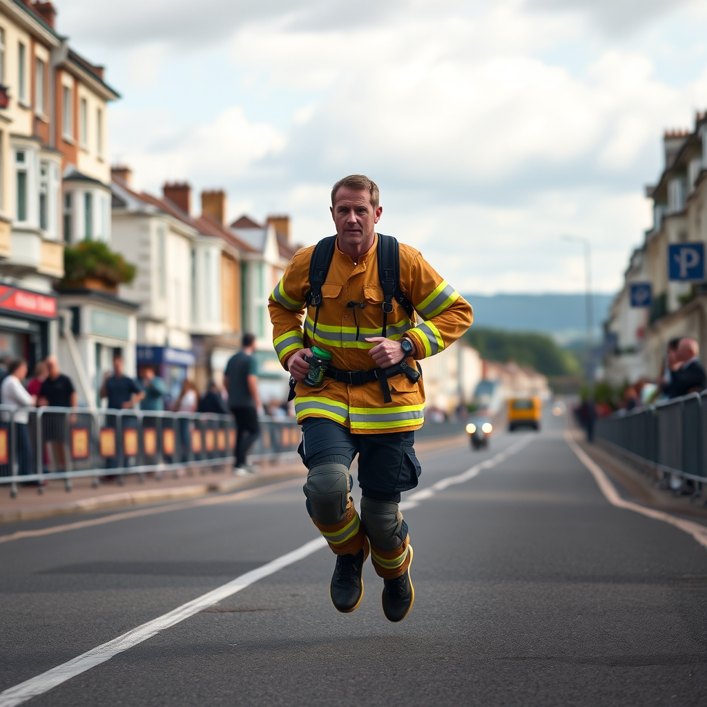 Firefighter to run London Marathon in memory of his mum